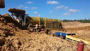 Скруббер бутара УралРесурсЗолото в работе