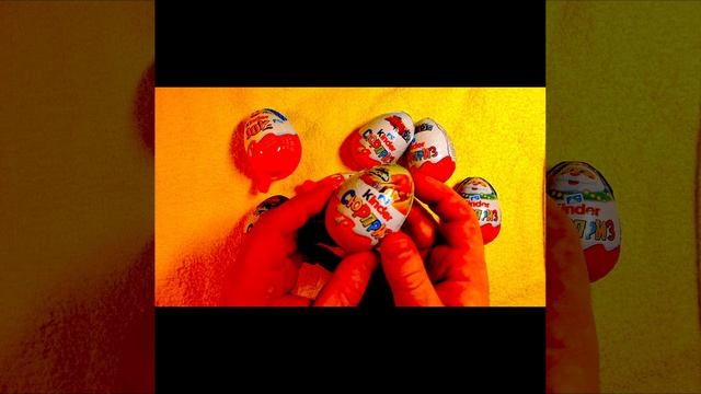 Candy's Kinder ASMR lollipops satisfying video relaxing Kinder Joy, Kinder Surprise #shorts (12)