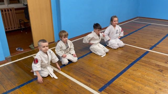Кёкусинкай / Каратэ в Мурманске / Детская группа (4-6 лет) / 22.02.22