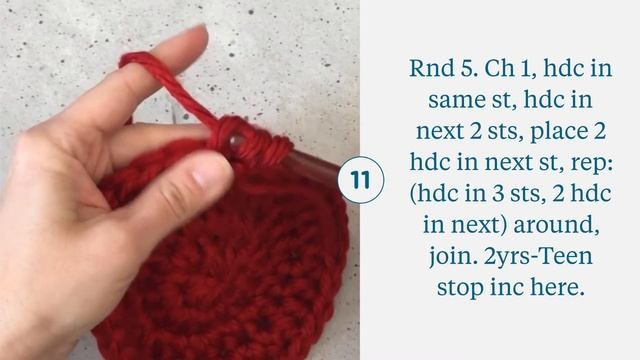 Crochet Chunky Beanie Pattern | How to Crochet a Top Down Hat смотреть онлайн