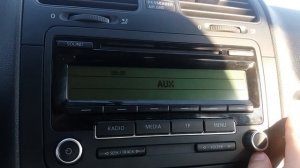 VW RCD 310 BLUETOOTH MENU