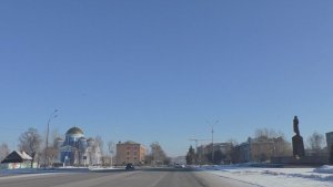 г. Ачинск, ул.Зверева, Свердлова, Комсомольская. 23.02.23г. Автор видео Елена Цыганова