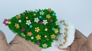 Новогодняя елочка из втулки и ниток! Поделки своими руками!