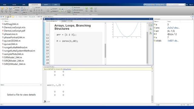 Matlab Review 4 - Arrays, Loops, and If Statements смотреть онлайн