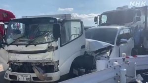 Крупное ДТП в Японии. На трассе в префектуре Нара столкнулись около 20