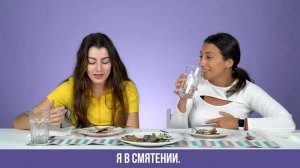 Испанцы пробуют Рыбные блюда.