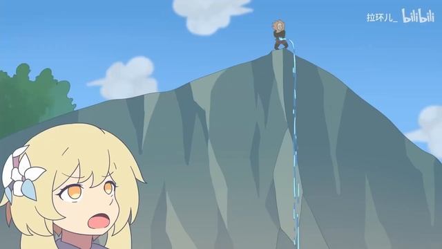 Знакомство Люмин и Паймон. [Как это было на самом деле...]