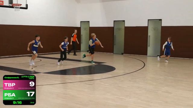 СК «Тверской» vs РБА (3 тур Young Challenge) смотреть онлайн