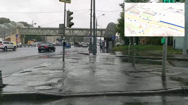 Как пройти от метро Нагатинская (Выход 4) в рыболовный магазин Kaida Fish смотреть онлайн