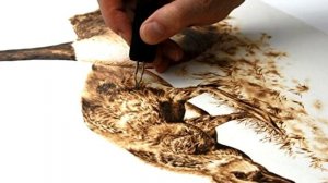 Подготовка дерева, картона и кожи для выжигания на них рисунков