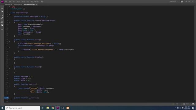 Create Easy Status Messages for Forms - PHP Coding Tutorial