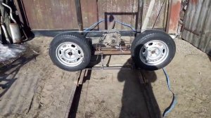 Самодельная ленточная пилорама часть 4