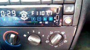 Инсталляция Китайской сенсорной магнитолы вместо штатной CAR-400 в Опель Вектра Б. Модель: av 119