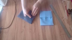 Кошелёк из ткани с карманами