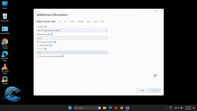 Create a #Blazor #Webserver Application with #ASP.NET 7 under 1 Minute!