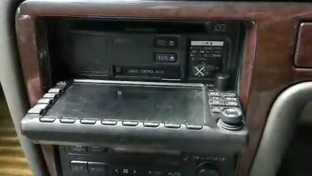 Как снять магнитолу марк 2 100