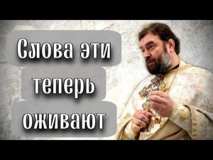 Мы слышим, но не понимаем! Отец Андрей Ткачёв