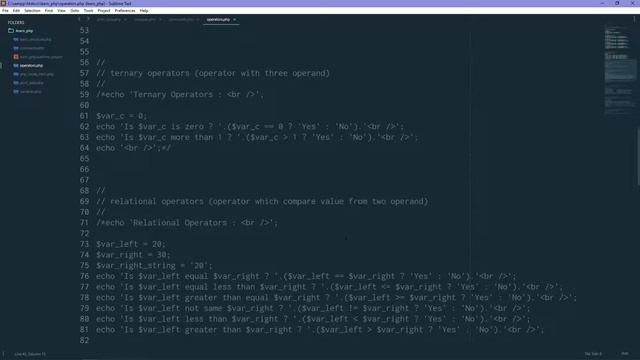 Learn PHP - Part 7 | Operators смотреть онлайн