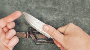 Крутейший нож cpm REX 121ламинат. Кузница Леонида Васильева. Честный отзыв!