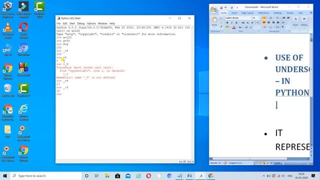 PYTHON TUTORIAL FOR BEGINNERS | PART-12 || USE OF UNDERSCORE IN PYTHON | смотреть онлайн