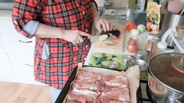 339. Тестирую свою новую мини-печь: запекла мясо почти "по французски"!☝️?Минск, Беларусь.
