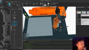 Kuka sim Pro. Lesson6. Размещение компонента