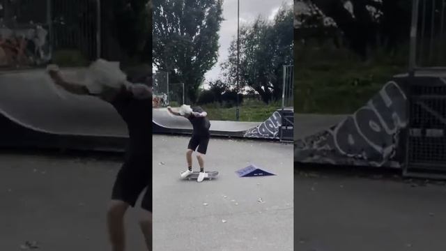 Crazy skateboard skill ? #40