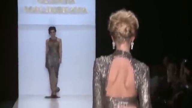 Олеся малинская  Показ коллекции вечерних платьев  Mercedes Benz Fashion Week Russia 2013