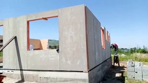 Монтаж стен из комбинированных СИП-панелей (ЦСП + ОСП)