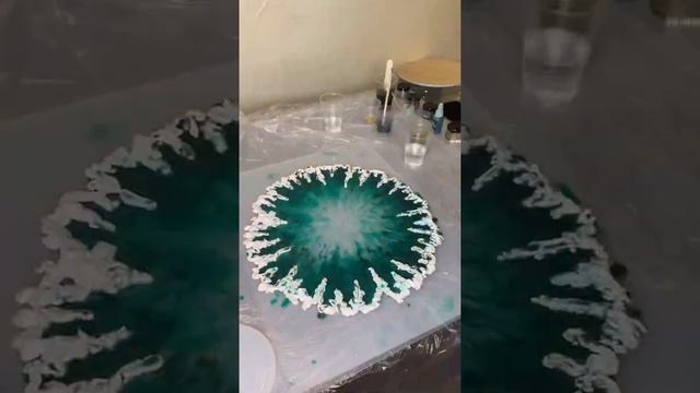 ResinArt DIY. Эпоксидная смола. Самодельный молд. Петри Арт, petri art, fluid, resin, epoxy