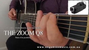 Zoom Q8 Handy Video Recorder Demo With Acoustic Guitar