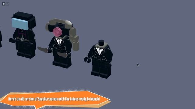 Skibidi Toilet LEGO: Building Speakerwoman, Camerawoman, and TV Woman Minifigs смотреть онлайн