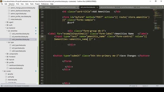 Laravel 10 Full Course | #32 Amenities Crud Part 2 смотреть онлайн
