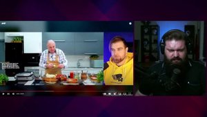 Чима смотрит как Джей смотрит как Лазерсон спалил еду