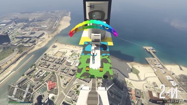 УГАРНЫЙ СПУСК НА КОТОРОМ МЕНЯ СГЛАЗИЛИ! БЫСТРО СПУСТИСЬ, А ПОТОМ ПОДНИМИСЬ! (ГОНКИ ГТА 5 ОНЛАЙН) смотреть онлайн