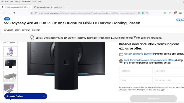 Samsung's Odyssey Ark Gaming TV смотреть онлайн