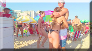 Бразилия, Рио-де-Жанейро - Экскурсия по разным пляжам - Девушки в бикини