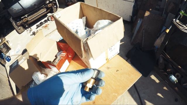 BMW e34 540i Как установить кондей на авто где его нет Восстановление трубок Компрессор Запчасти #6 смотреть онлайн