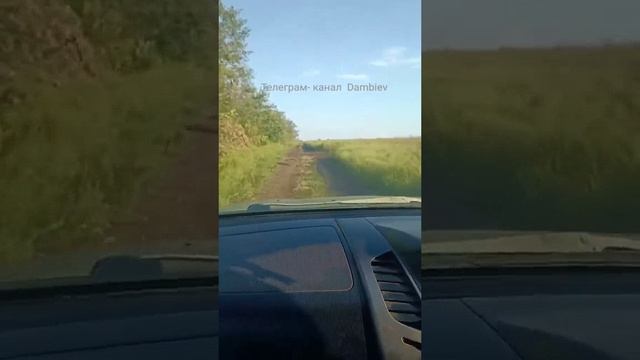 ВСУшники сняли на видео момент  прилета русского FPV-дрона по своему пикапу в районе н.п. Урожайное.