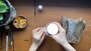 Кашпо из коры дерева своими руками