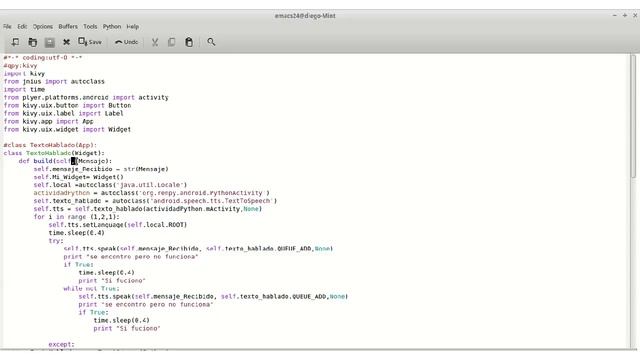 Python kivy, programación modular y sintetizador de voz смотреть онлайн