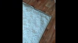 Обрабатываем края покрывала (finishing the bedspread edges)