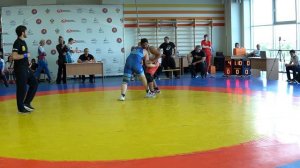 Вес 100 кг. Финал Эссоме (Армавир)-Востриков (Краснодар) встреча украшение Спартакиады!