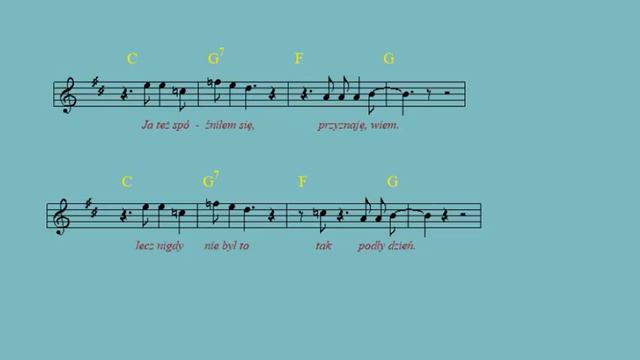 Randka z deszczem - Czerwone Gitary [nuty i akordy]