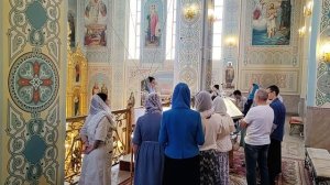 Причастный стих "Чашу спасения" (Д. Бортнянский). Регент Екатерина Артюхова.