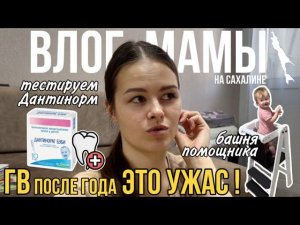 ГВ после года это ужас! Тестируем Дантинорм | башня помощника «Друг Кузя» | Влог мамы (69)