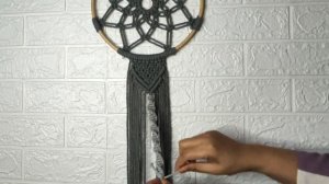 DIY Easy And Simple Macrame Dreamcatcher For Beginner | Macrame Tutorial