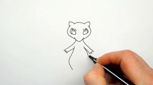 Как Нарисовать Мью | Рисуем Покемона Мью поэтапно