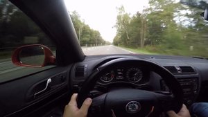 Skoda Octavia RS stage 2 on-board camera