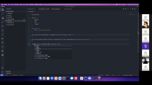 Building grep in Golang using Test Driven Development Part 4 смотреть онлайн